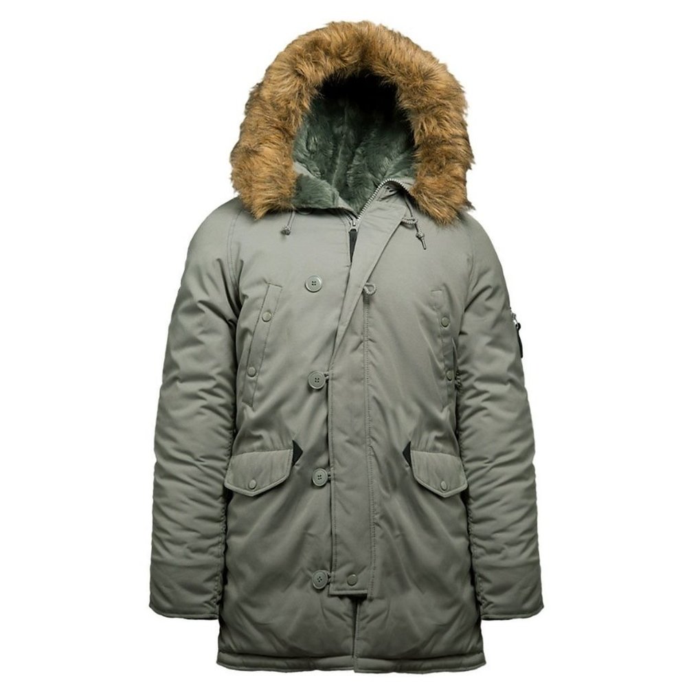 Alpha Industries N-3B Altitude Parka Alaska Green-Sz. S